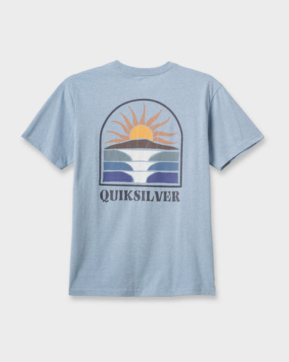 Dawn Patrol Classic T-shirt - Ashley Blue Heather - Quick Silver
