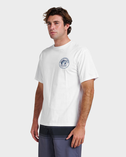 Waterman Catch & Release Classic T-shirt - White - Quick Silver