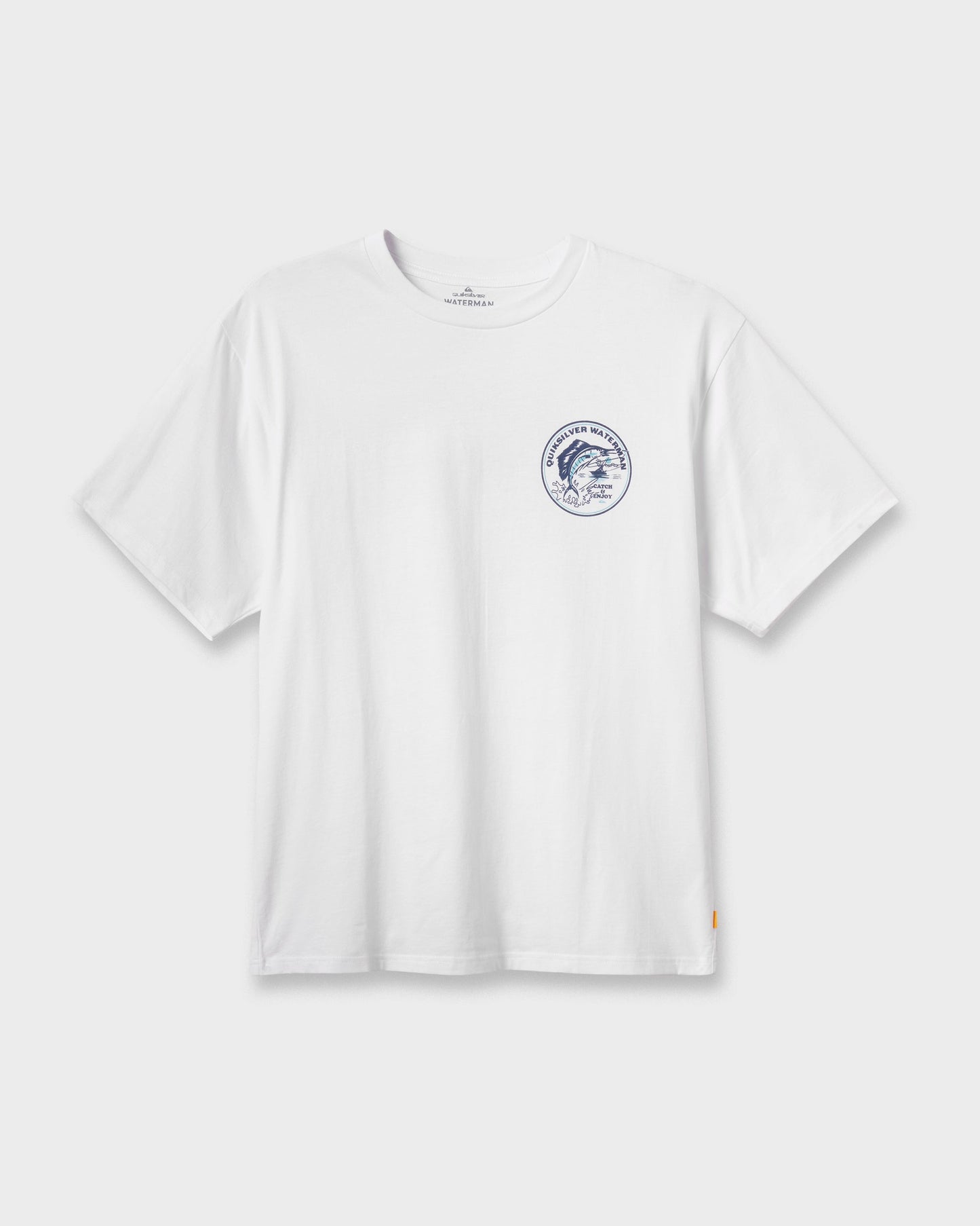 Waterman Catch & Release Classic T-shirt - White - Quick Silver