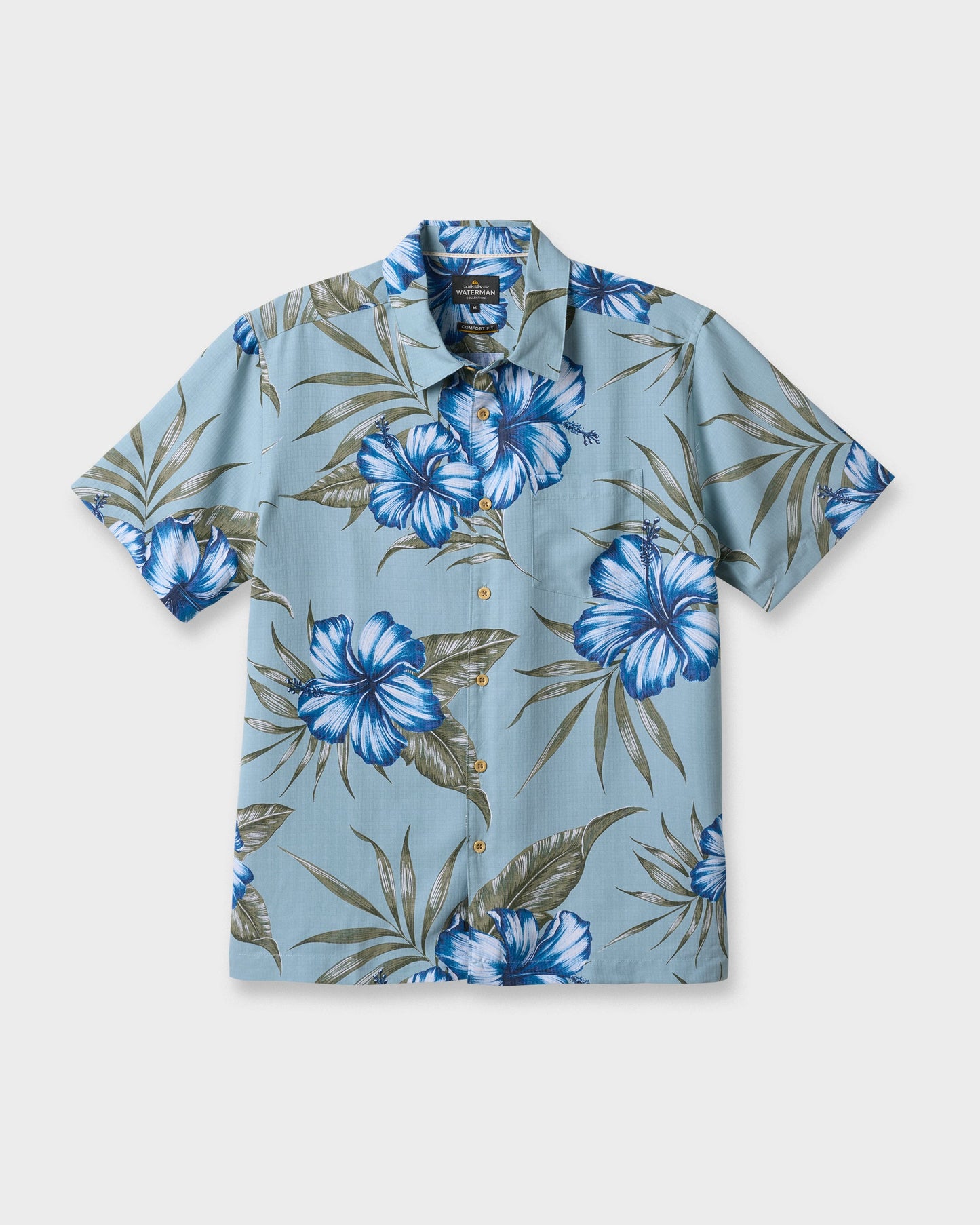 Waterman Tropical Dream Shirt - Sterling Blue - Quick Silver