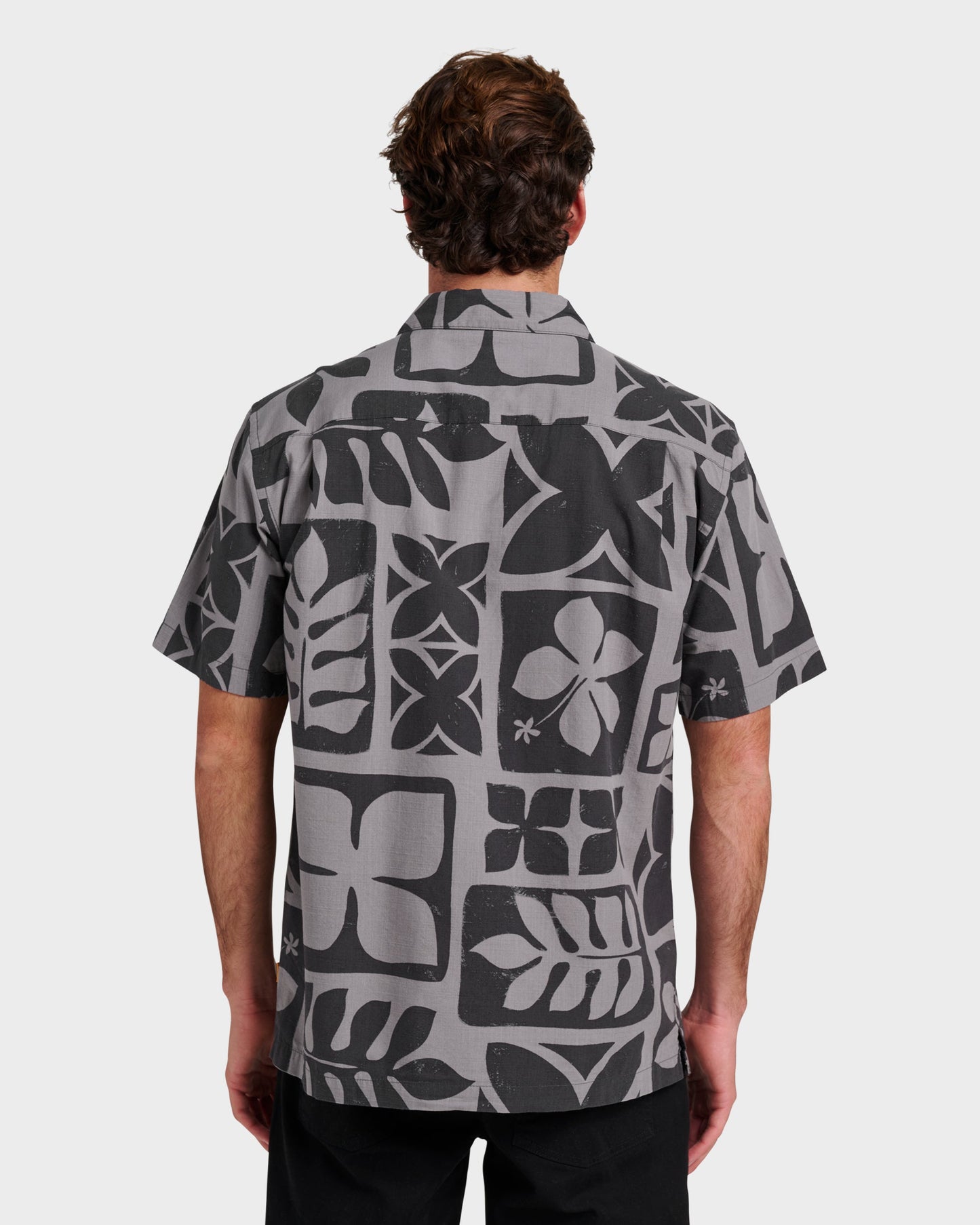 Waterman Tiki Island Shirt - Phantom - Quick Silver