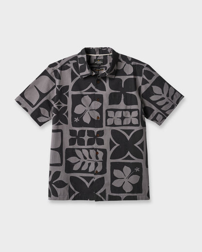 Waterman Tiki Island Shirt - Phantom - Quick Silver