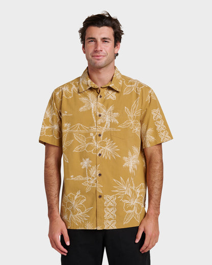 Waterman Scenic Drive Shirt - Wood Thrush - Quick Silver