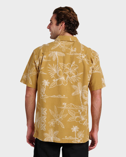 Waterman Scenic Drive Shirt - Wood Thrush - Quick Silver