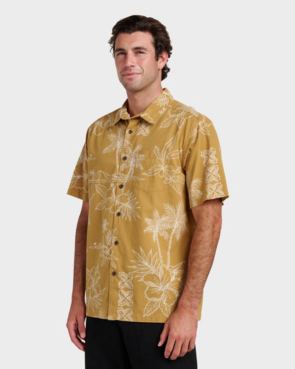 Waterman Scenic Drive Shirt - Wood Thrush - Quick Silver