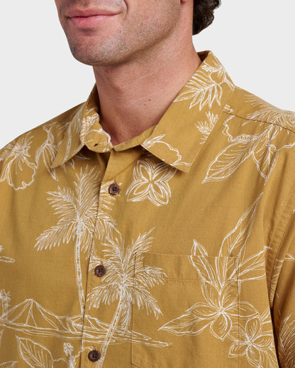 Waterman Scenic Drive Shirt - Wood Thrush - Quick Silver