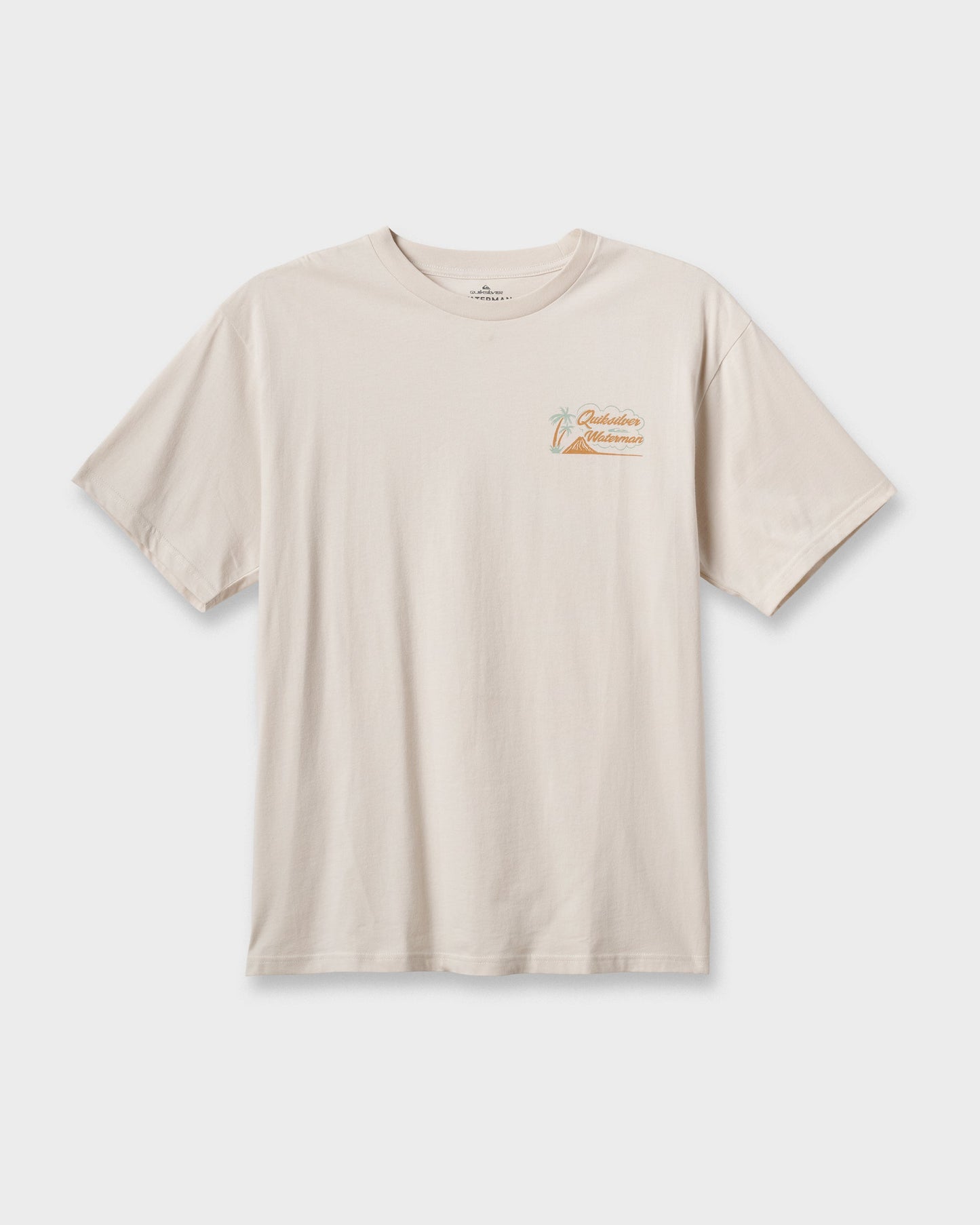 Waterman Tropic Island Classic T-shirt - Moonbeam - Quick Silver