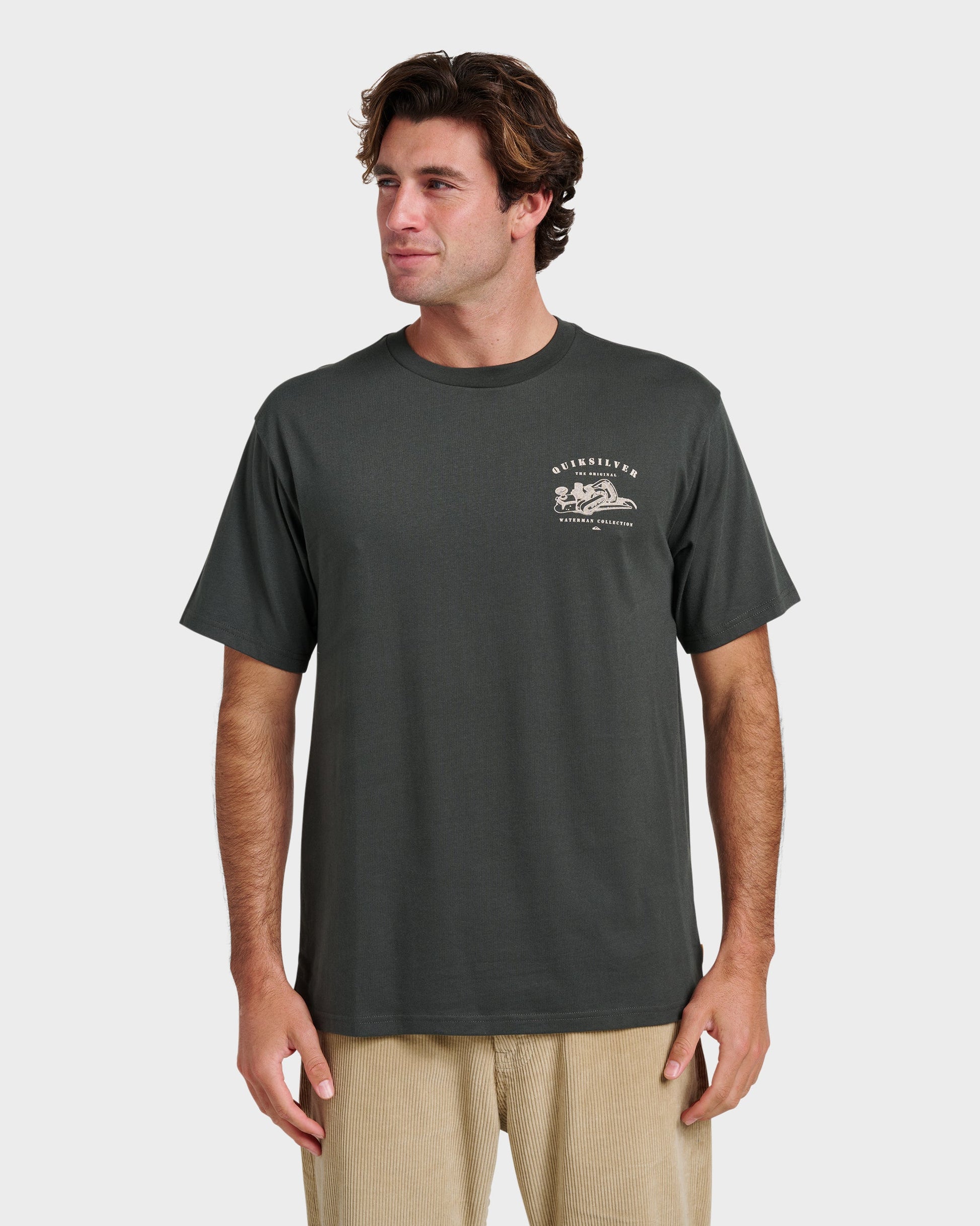Waterman Planer Classic T-shirt - Phantom - Quick Silver