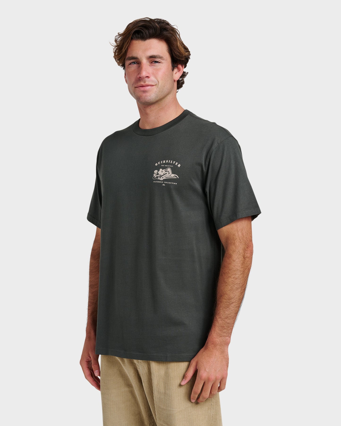 Waterman Planer Classic T-shirt - Phantom - Quick Silver