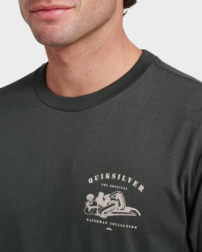 Waterman Planer Classic T-shirt - Phantom - Quick Silver