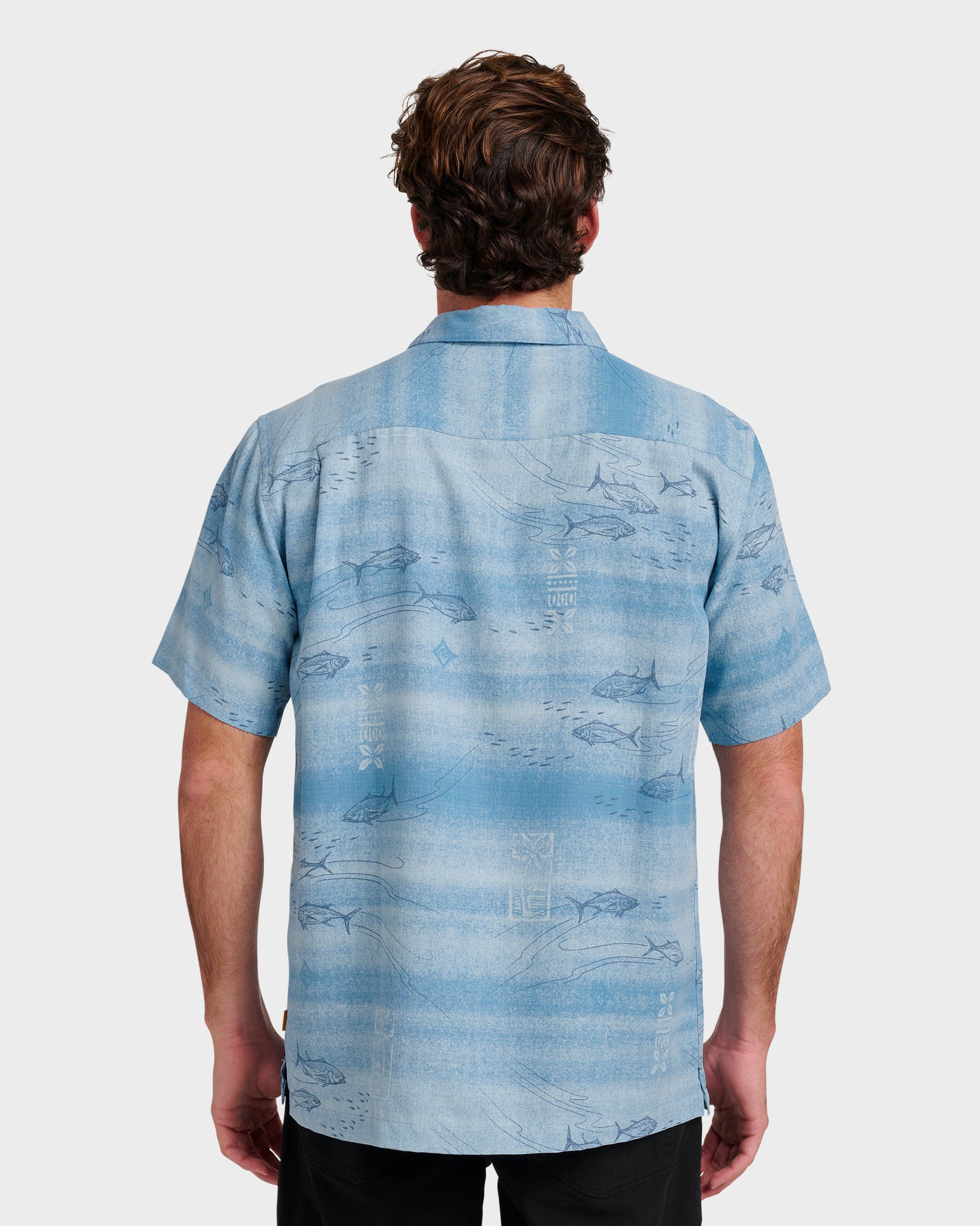 Waterman Go Fish Shirt - Sterling Blue - Quick Silver