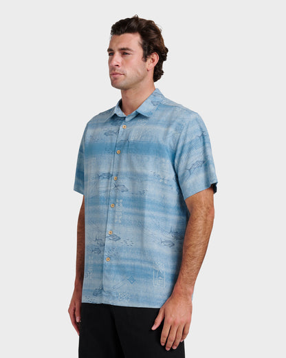 Waterman Go Fish Shirt - Sterling Blue - Quick Silver