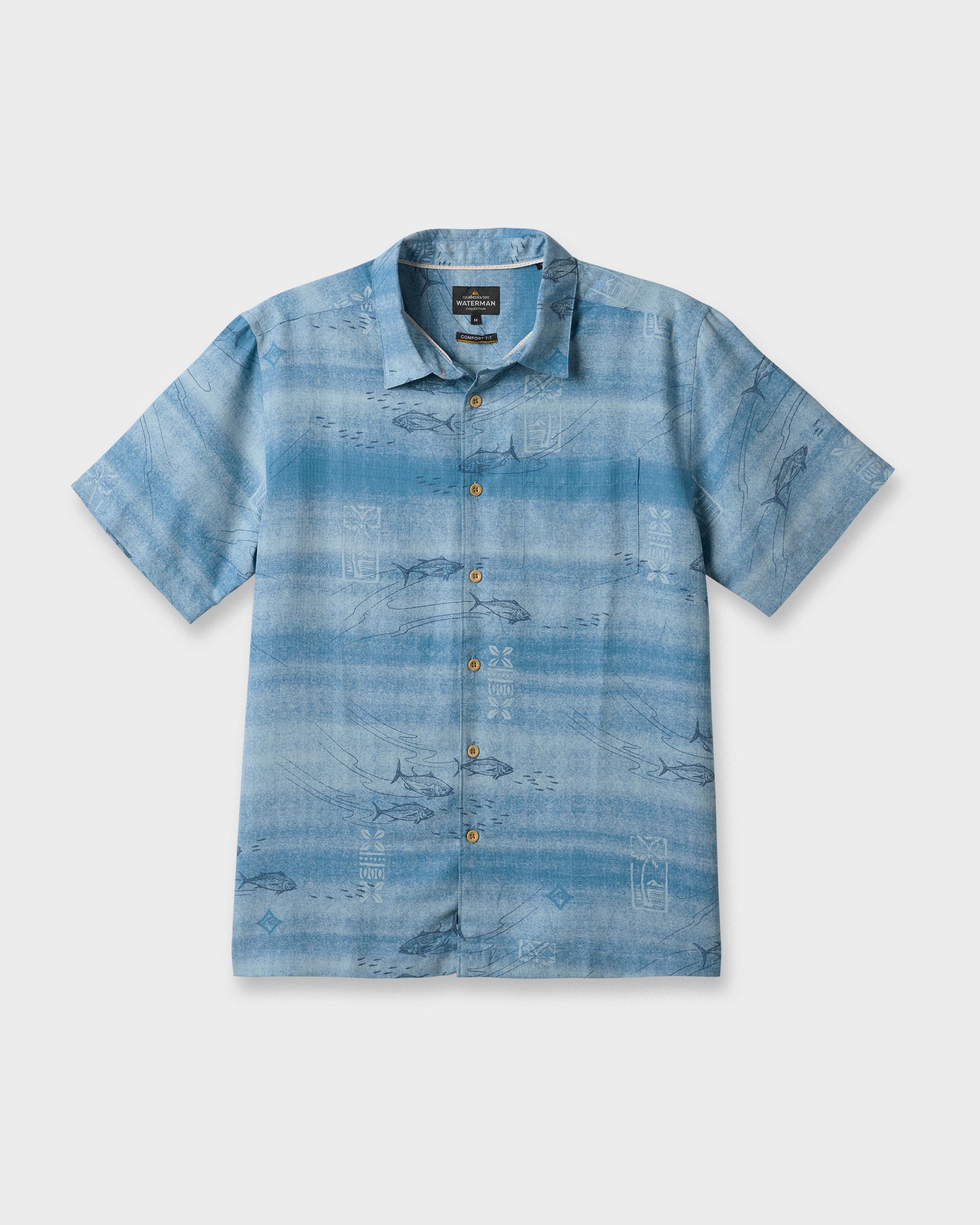 Waterman Go Fish Shirt - Sterling Blue - Quick Silver