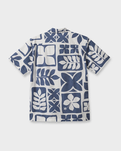 Waterman Tiki Island Shirt - Flint Stone - Quick Silver
