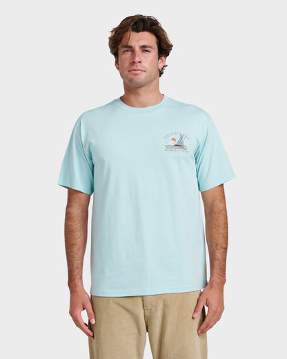 Waterman The Rig Classic T-shirt - Sterling Blue - Quick Silver