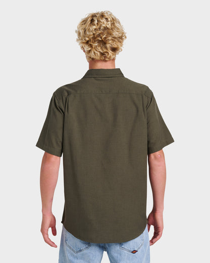Shoreline Classic Short Sleeve Shirt - Grape Leaf - Quick Silver