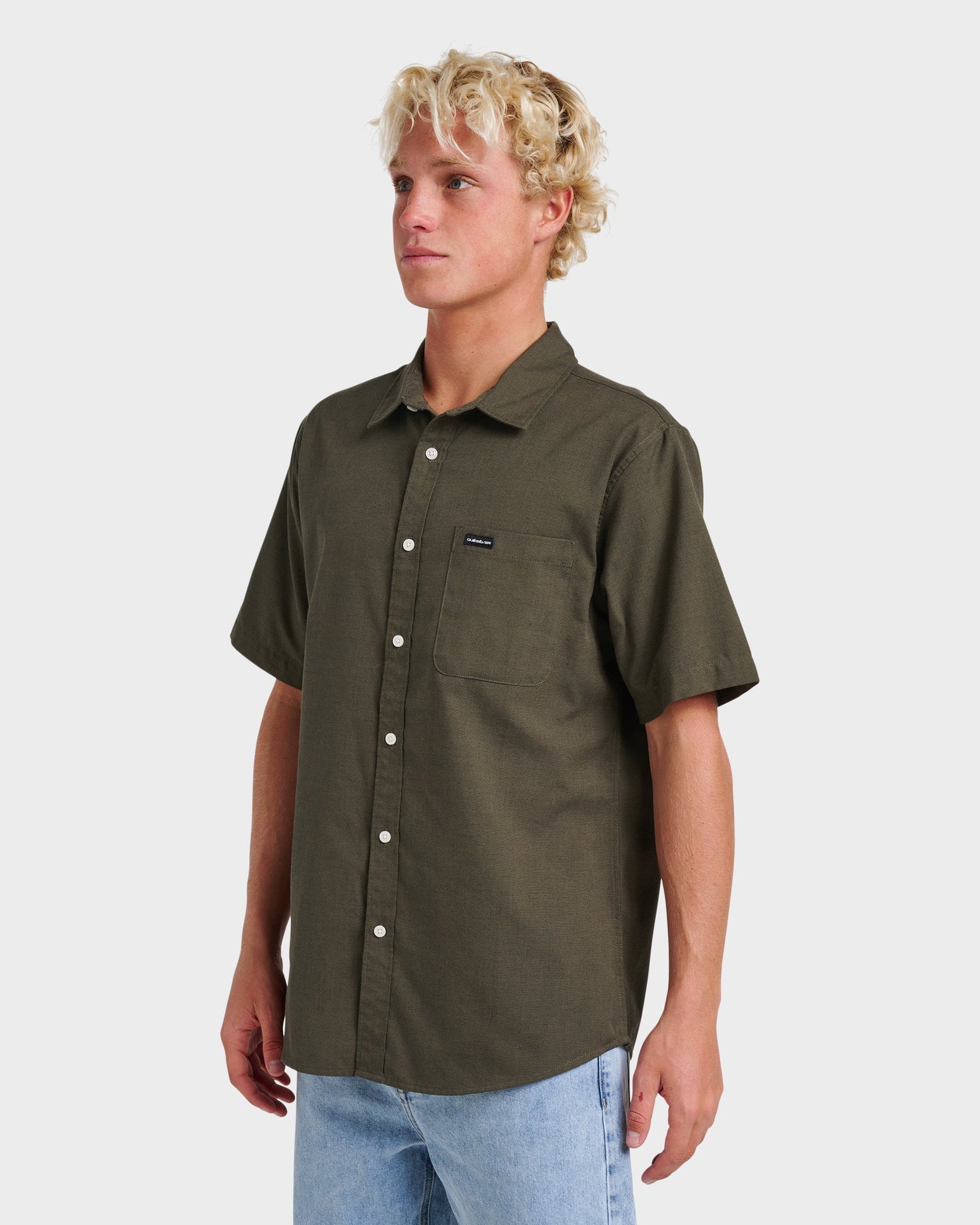 Shoreline Classic Short Sleeve Shirt - Grape Leaf - Quick Silver