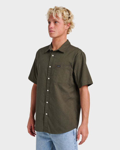 Shoreline Classic Short Sleeve Shirt - Grape Leaf - Quick Silver