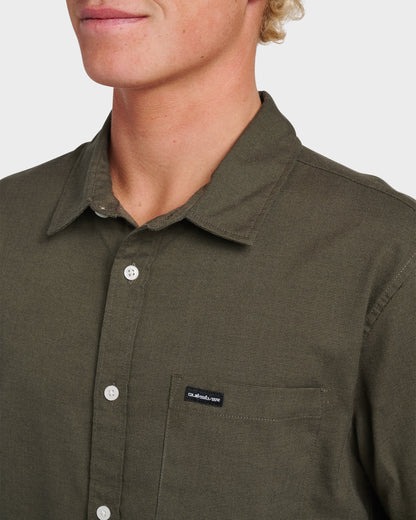 Shoreline Classic Short Sleeve Shirt - Grape Leaf - Quick Silver