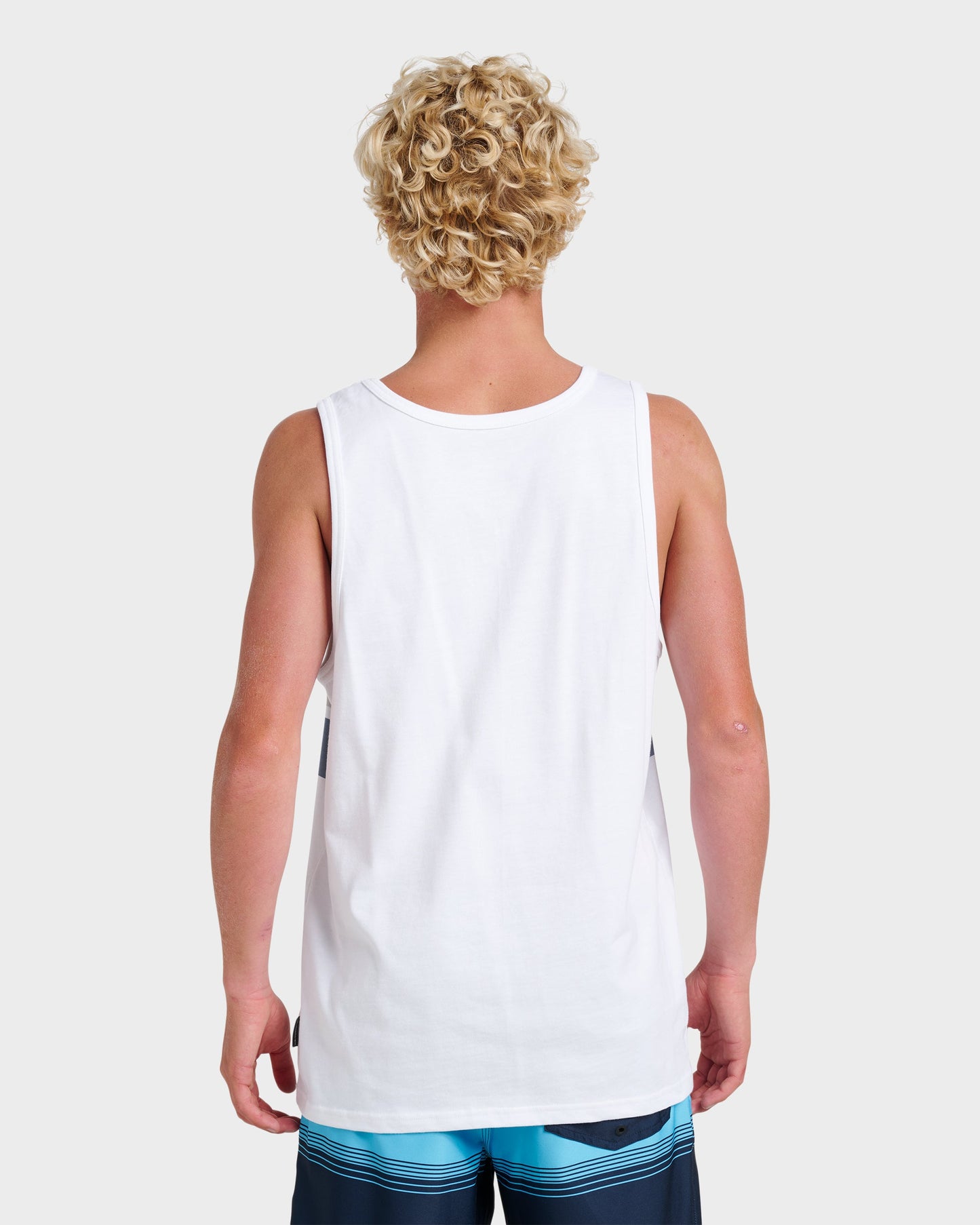 Og Stripe Tank - White - Quick Silver
