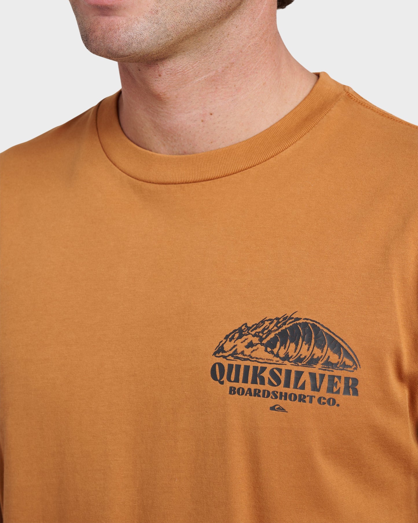 Going Leftpigment Dye T-Shirt - Almond - Quick Silver