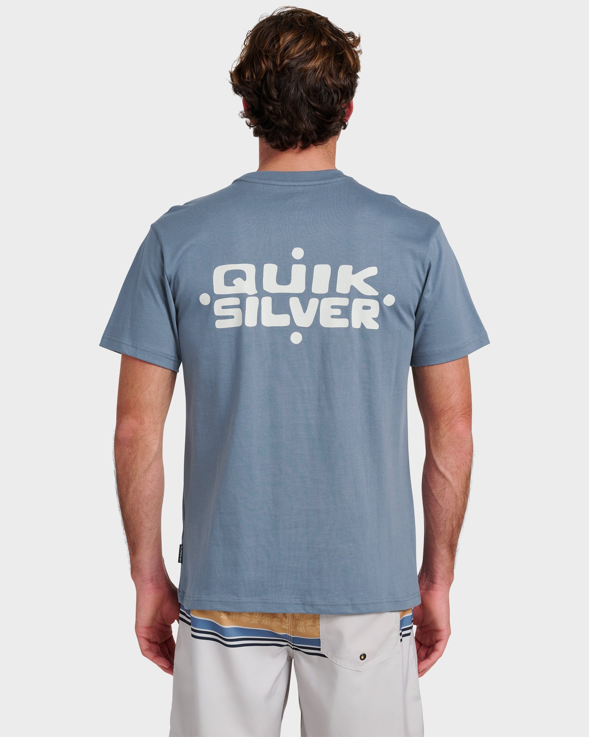 Primitive Scripture Classic T-shirt - China Blue - Quick Silver