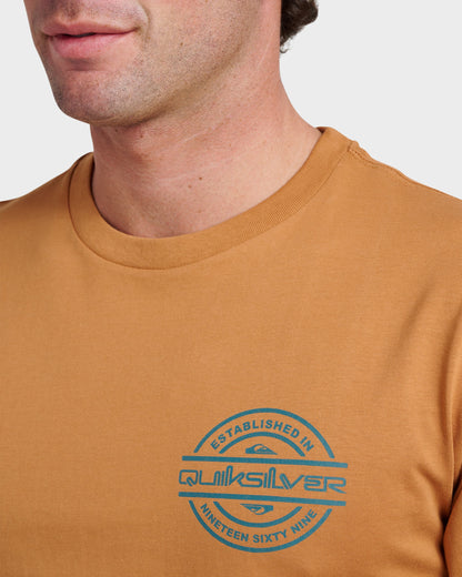 Mirrored Classic T-shirt - Almond - Quick Silver