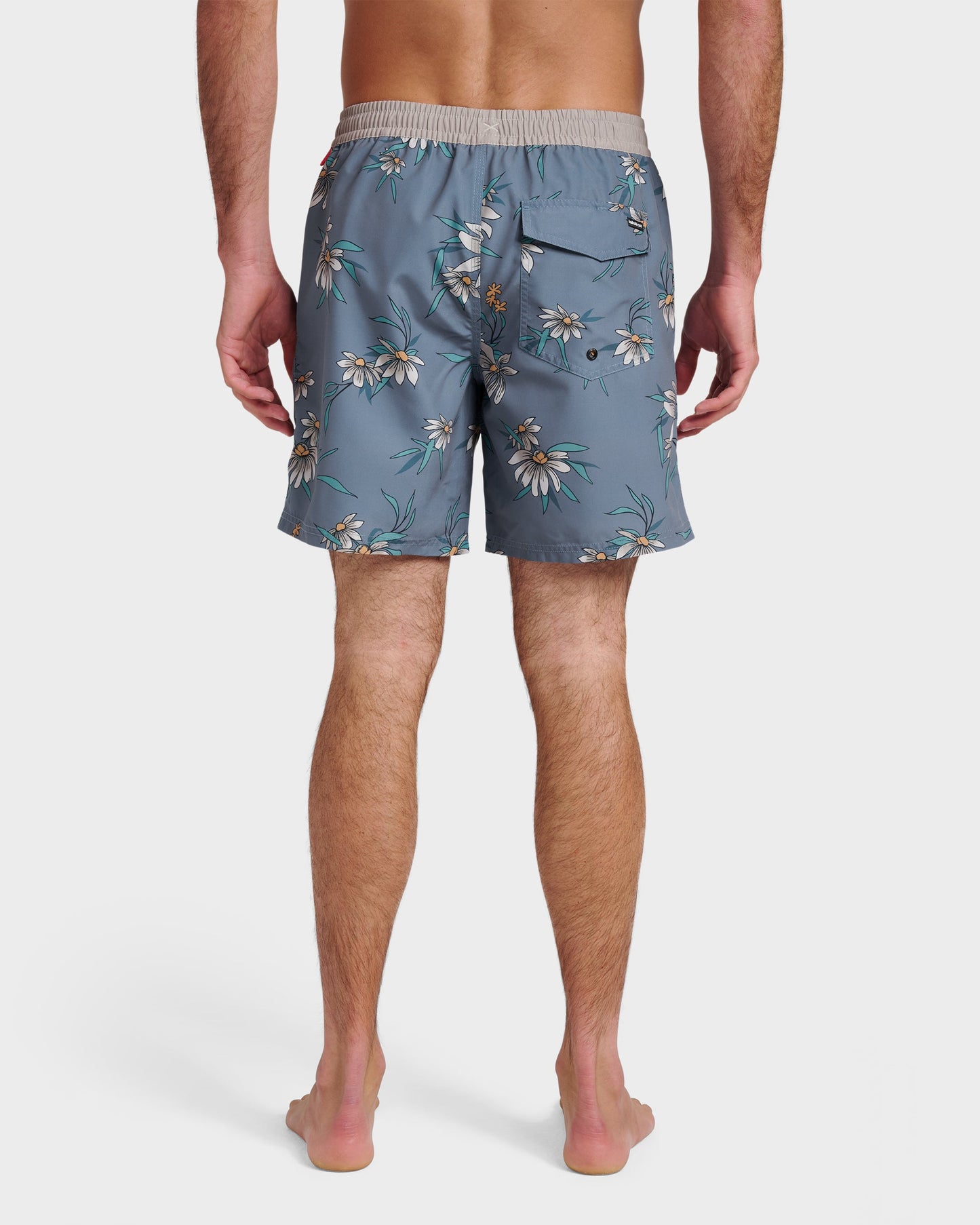 Everyday Coastal Flora 17" Swim Trunks - China Blue - Quick Silver