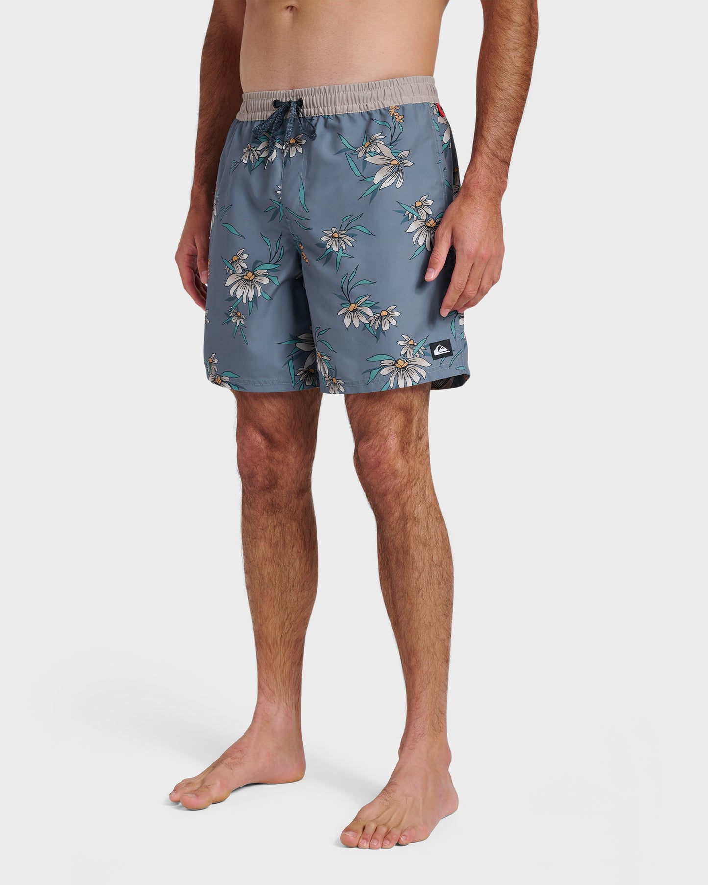 Everyday Coastal Flora 17" Swim Trunks - China Blue - Quick Silver