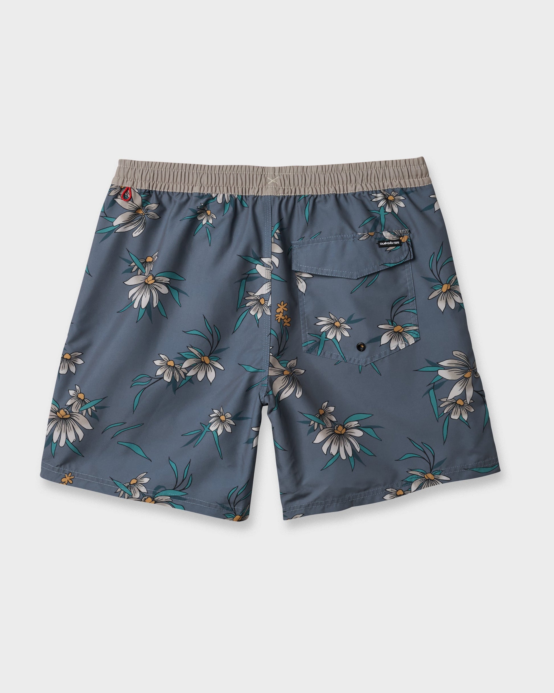 Everyday Coastal Flora 17" Swim Trunks - China Blue - Quick Silver