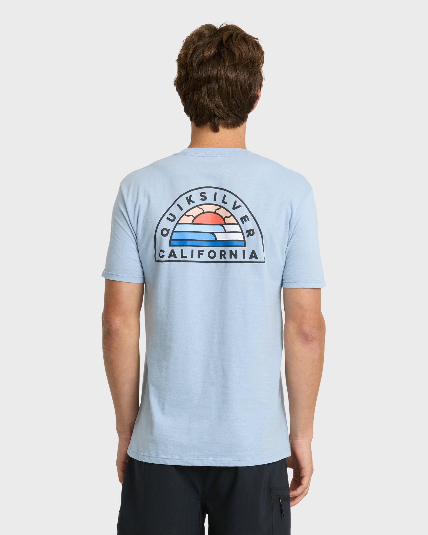Ca Peelers T-Shirt - Ashley Blue - Quick Silver