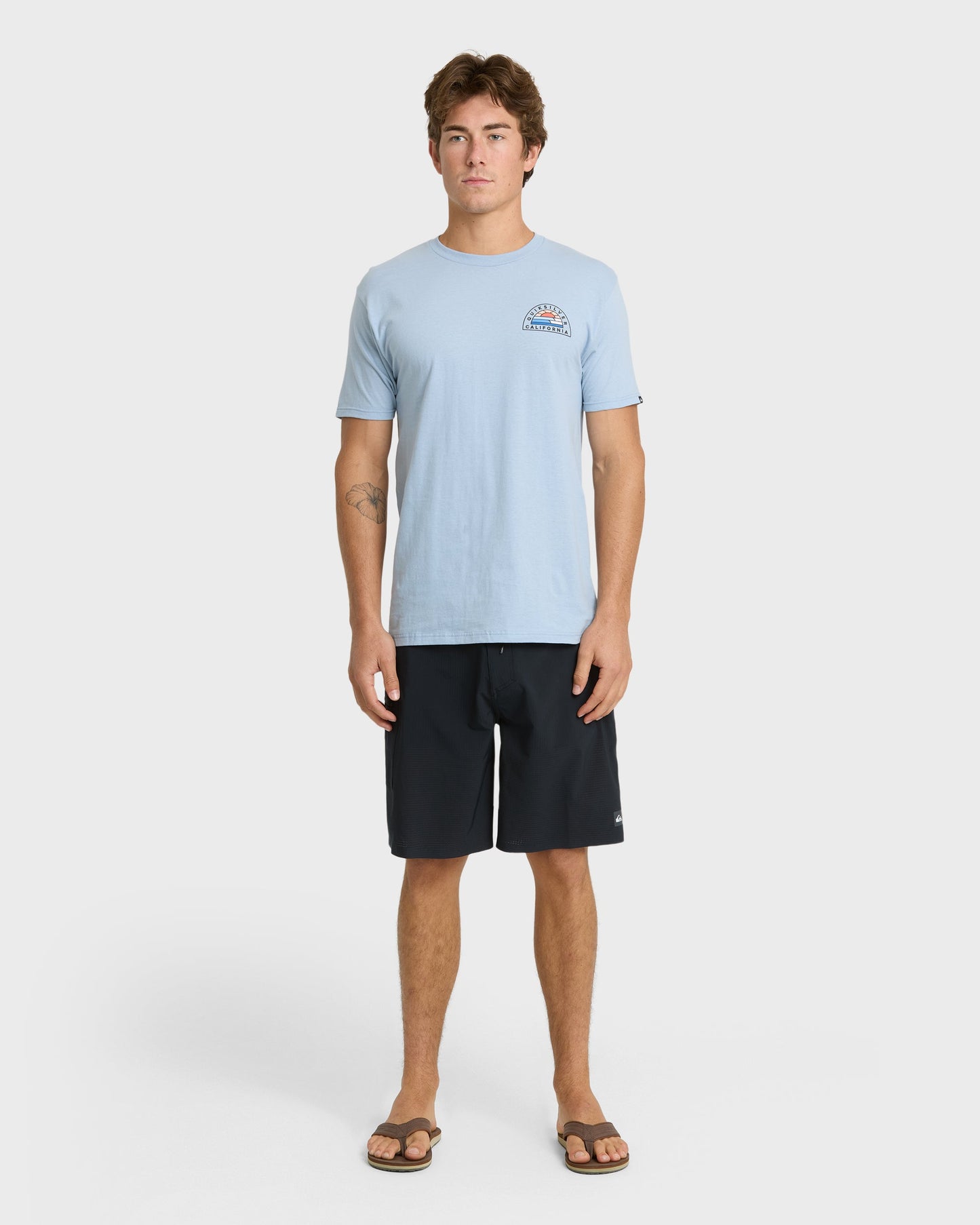 Ca Peelers T-Shirt - Ashley Blue - Quick Silver