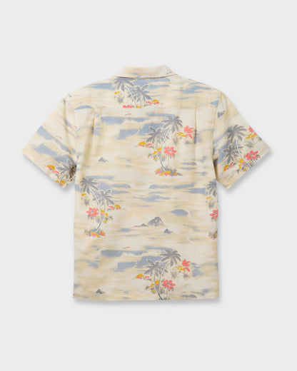 Tropical Surf Casual Short Sleeve Shirt - Birch - Quick Silver