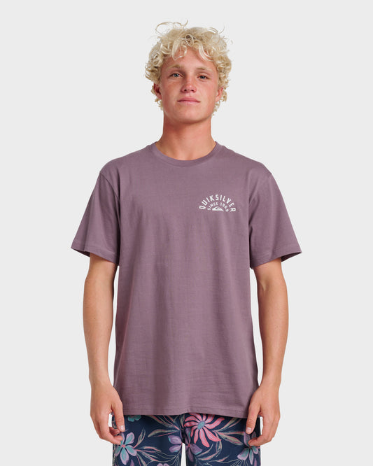 Sunrise Arch Classic T-shirt - Vintage Violet - Quick Silver