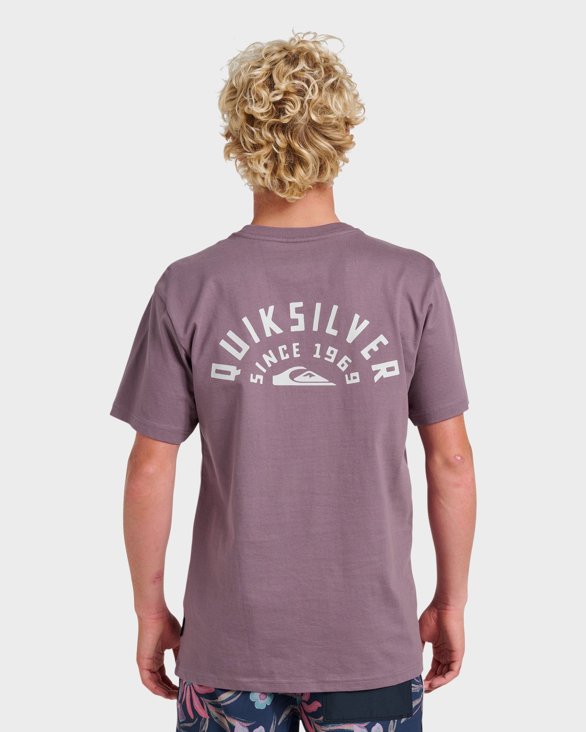 Sunrise Arch Classic T-shirt - Vintage Violet - Quick Silver