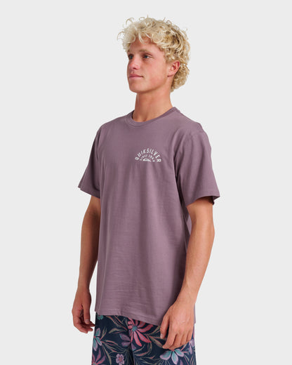 Sunrise Arch Classic T-shirt - Vintage Violet - Quick Silver