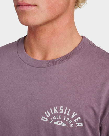 Sunrise Arch Classic T-shirt - Vintage Violet - Quick Silver