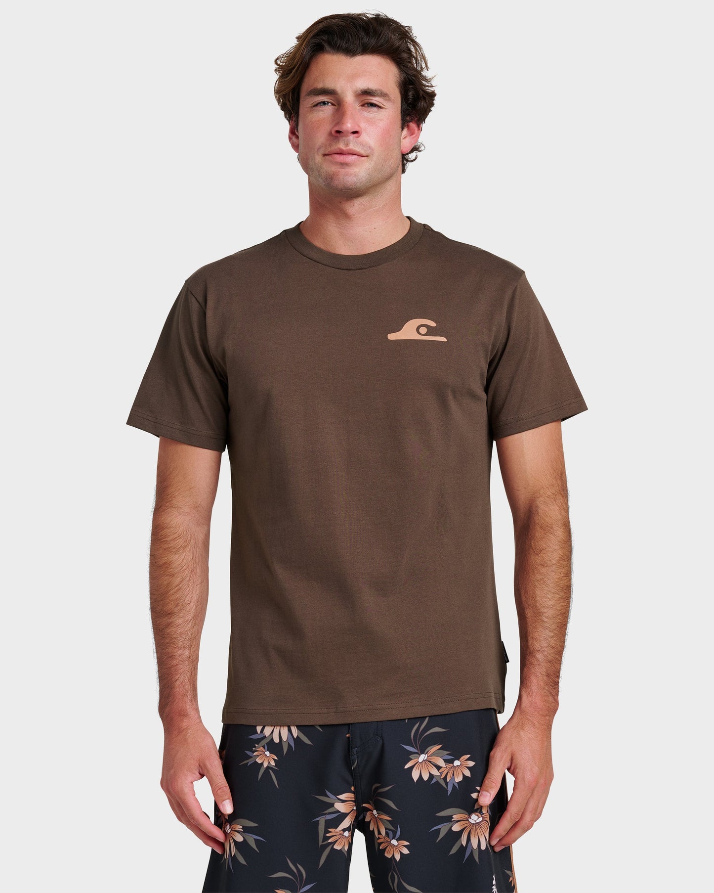 Primitive Scripture Classic T-shirt - Chocolate Brown - Quick Silver