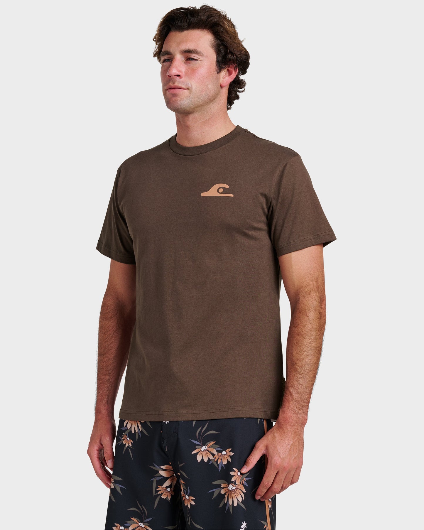 Primitive Scripture Classic T-shirt - Chocolate Brown - Quick Silver