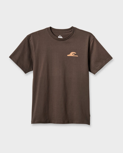 Primitive Scripture Classic T-shirt - Chocolate Brown - Quick Silver