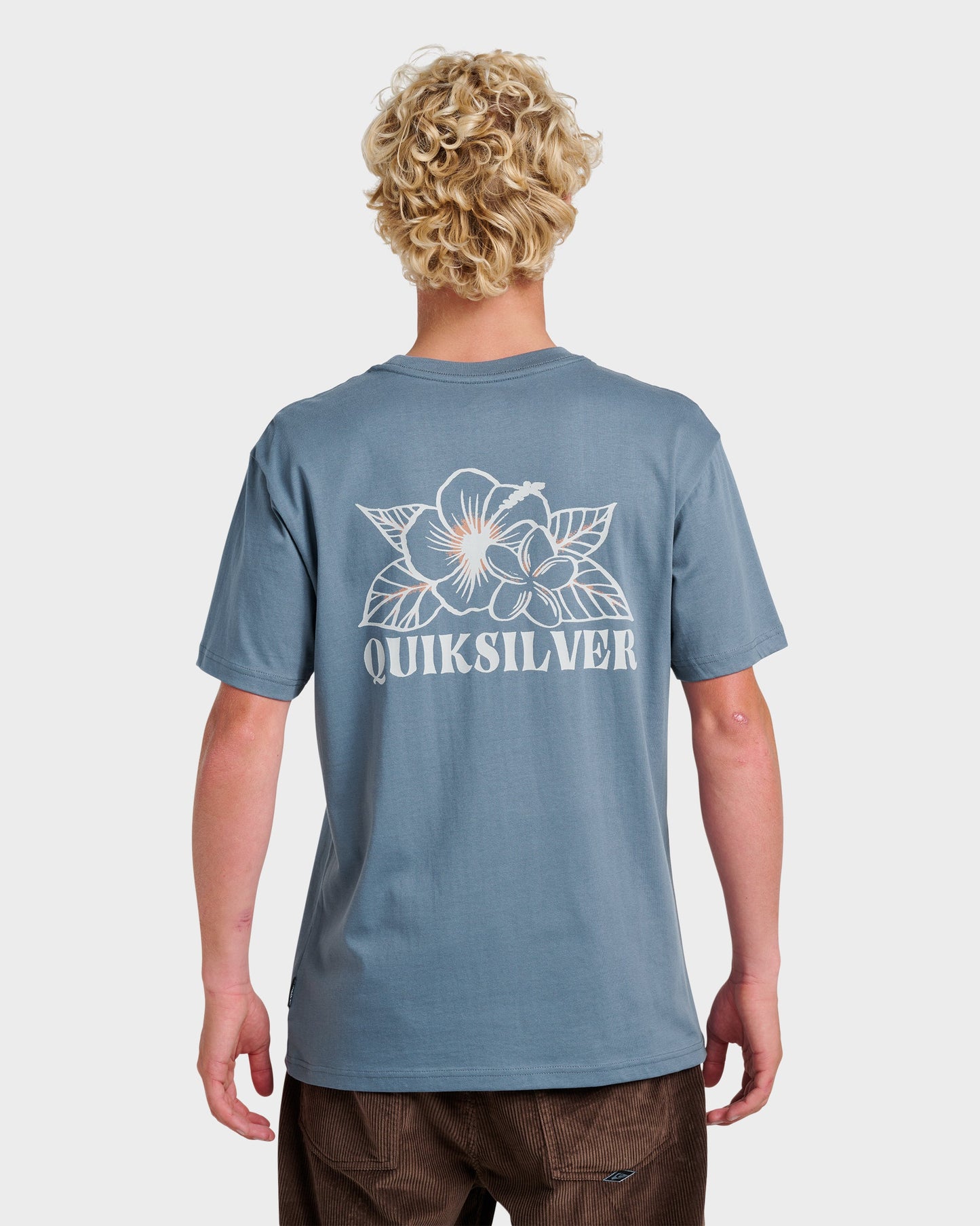 Floral Needs Classic T-shirt - China Blue - Quick Silver