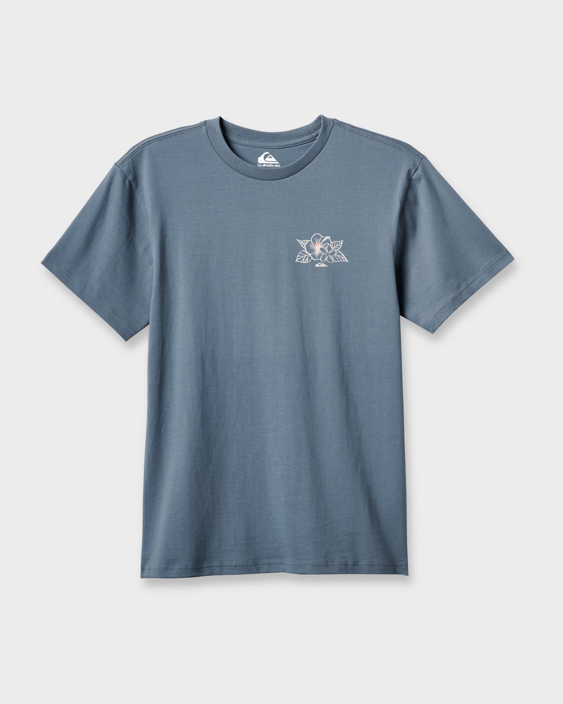 Floral Needs Classic T-shirt - China Blue - Quick Silver