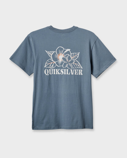 Floral Needs Classic T-shirt - China Blue - Quick Silver