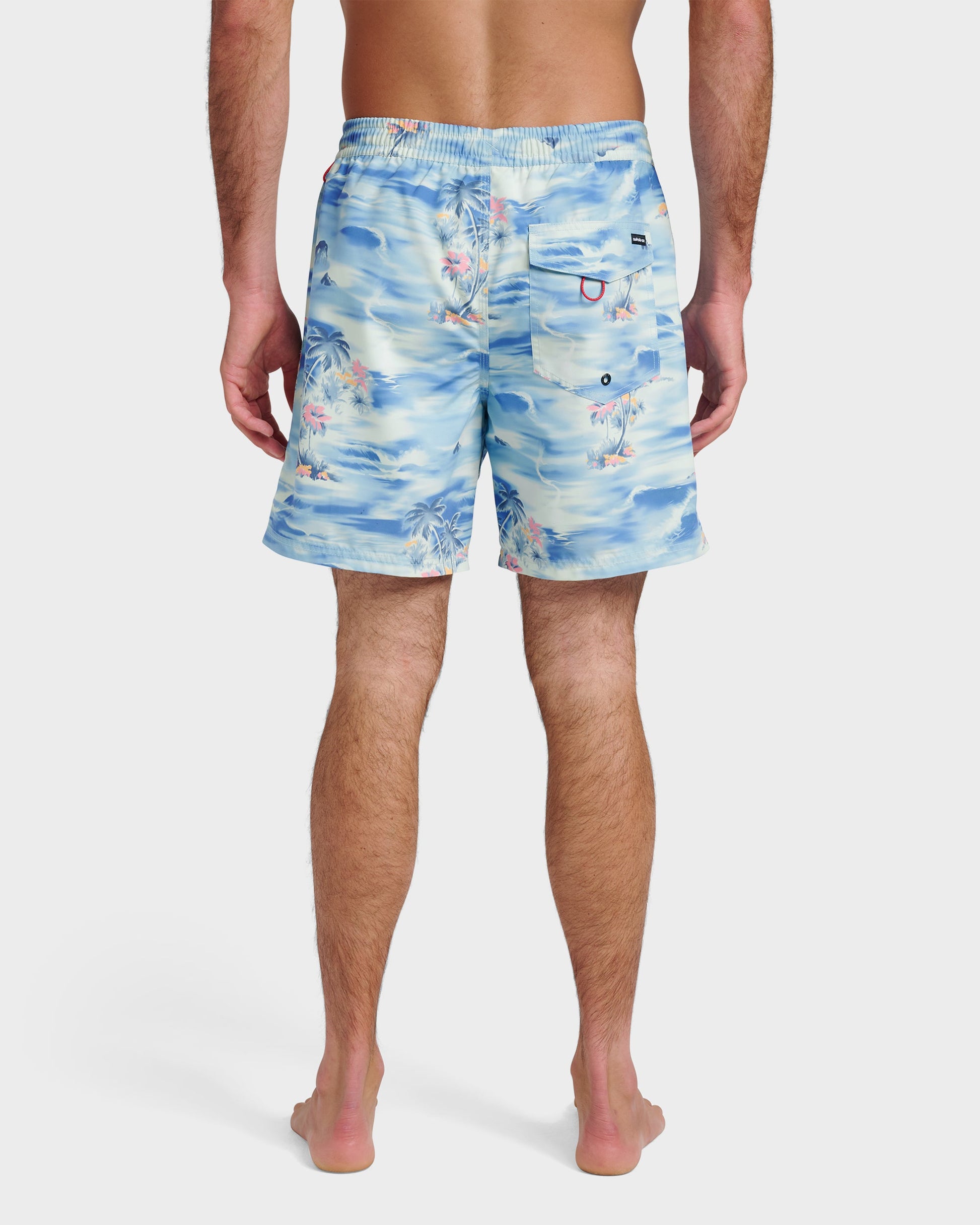 Everyday Tropical Surf 17" Swim Trunks - Total Eclipse - Quick Silver