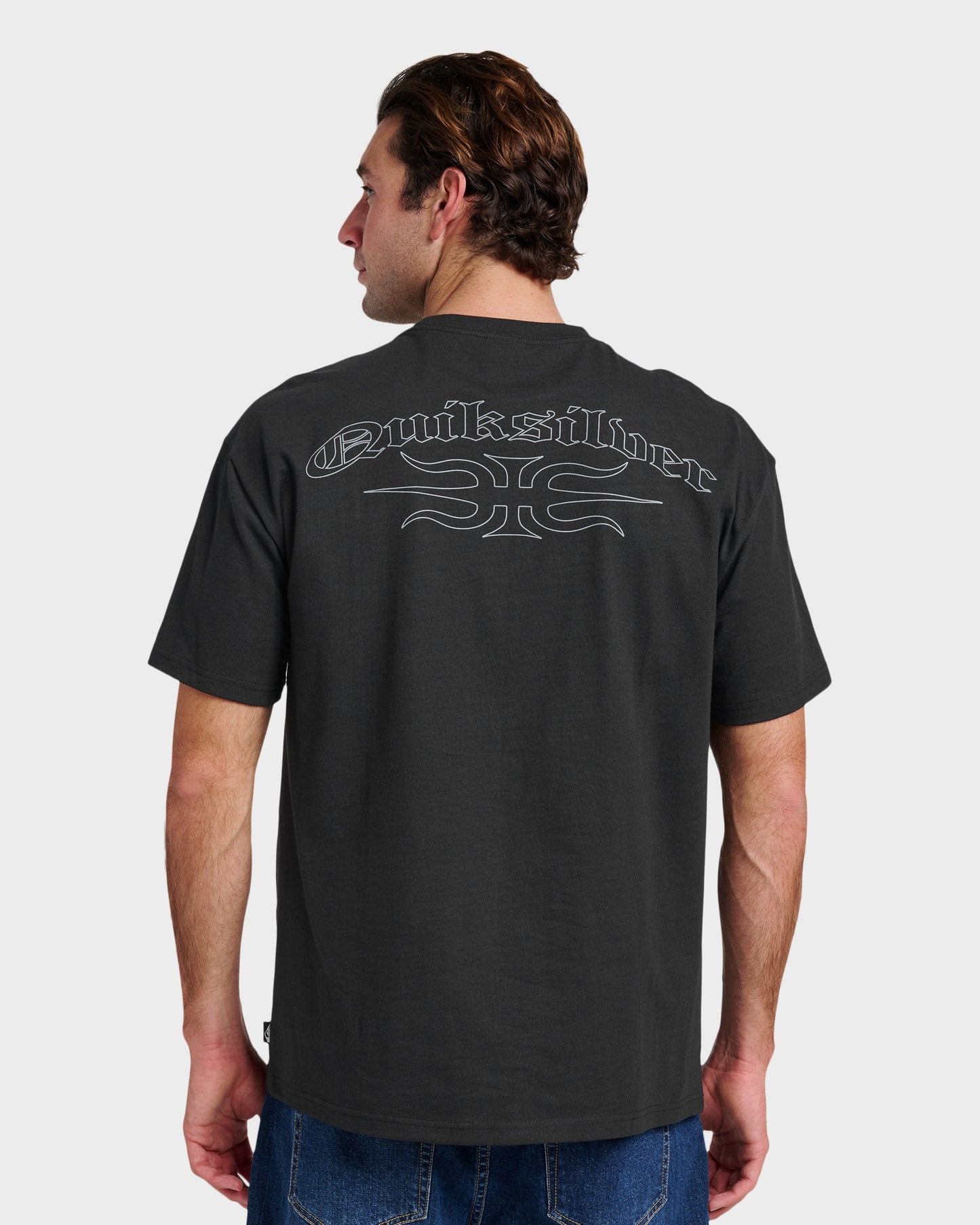 Stretch Tribal Mercury T-Shirt - Black - Quick Silver