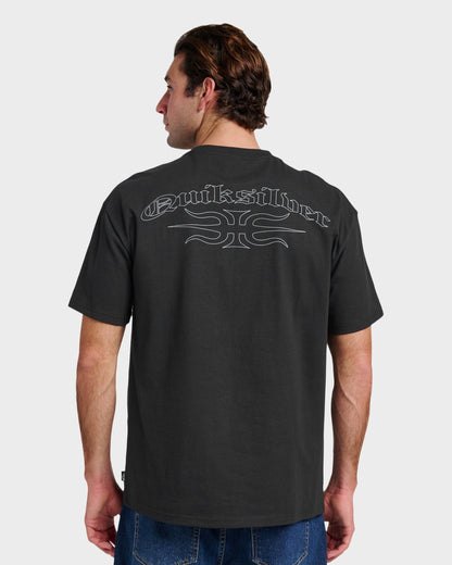 Stretch Tribal Mercury T-Shirt - Black - Quick Silver