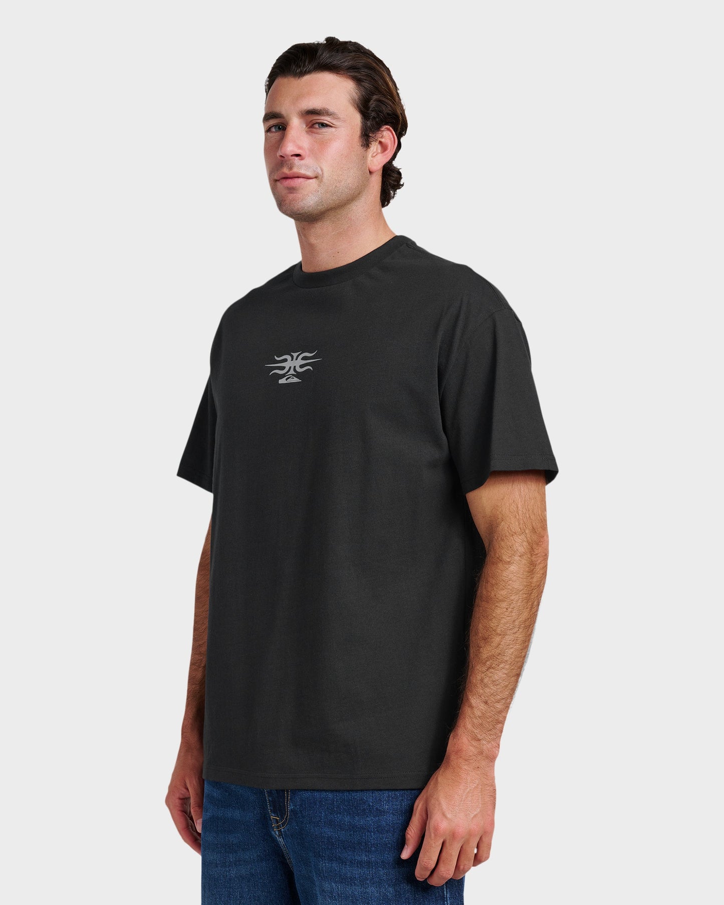 Stretch Tribal Mercury T-Shirt - Black - Quick Silver