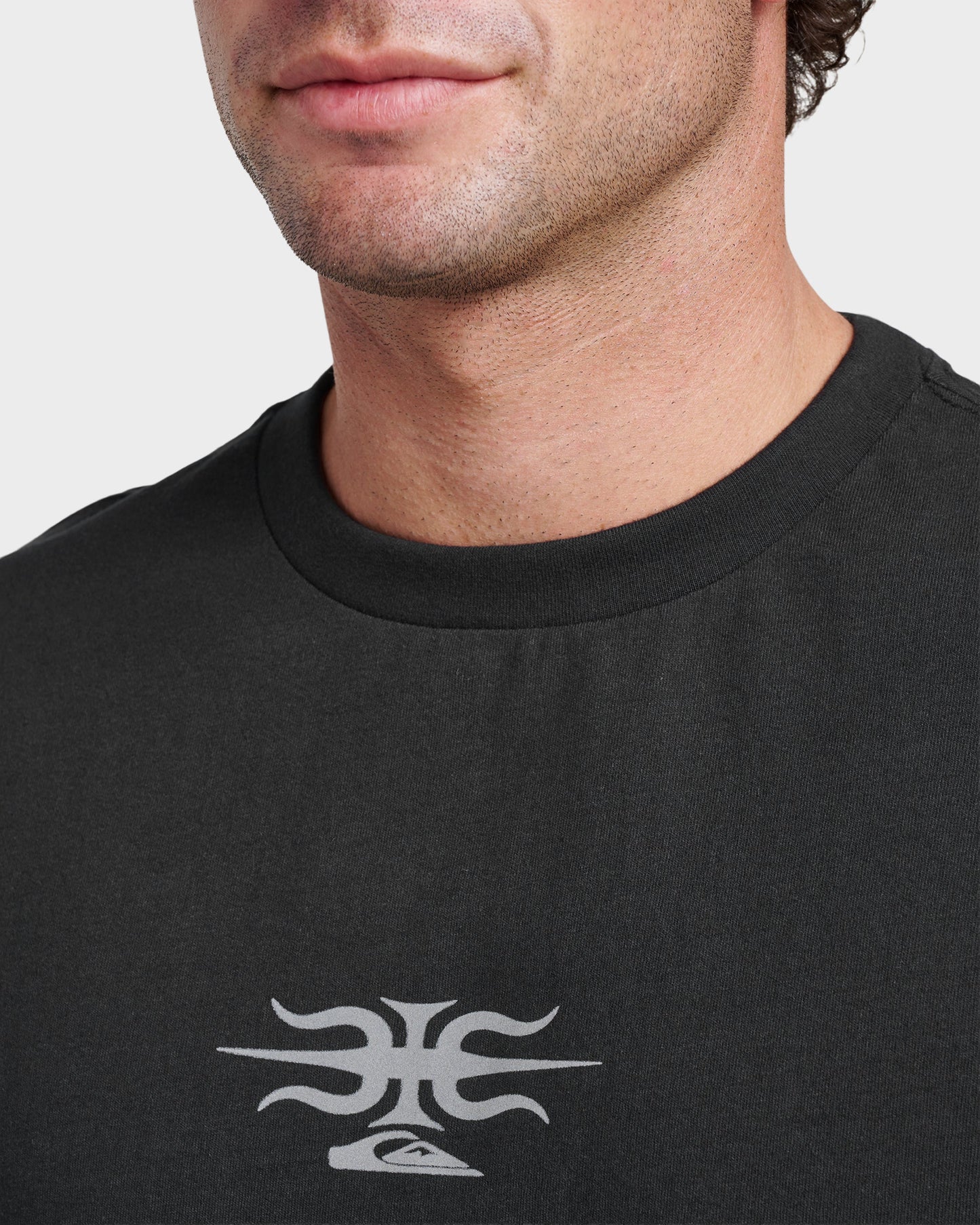 Stretch Tribal Mercury T-Shirt - Black - Quick Silver