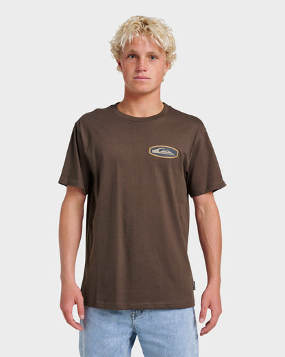 Stadium Emblem Classic T-shirt - Chocolate Brown - Quick Silver