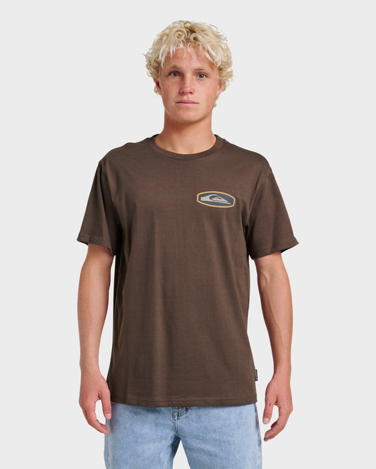 Stadium Emblem Classic T-shirt - Chocolate Brown - Quick Silver
